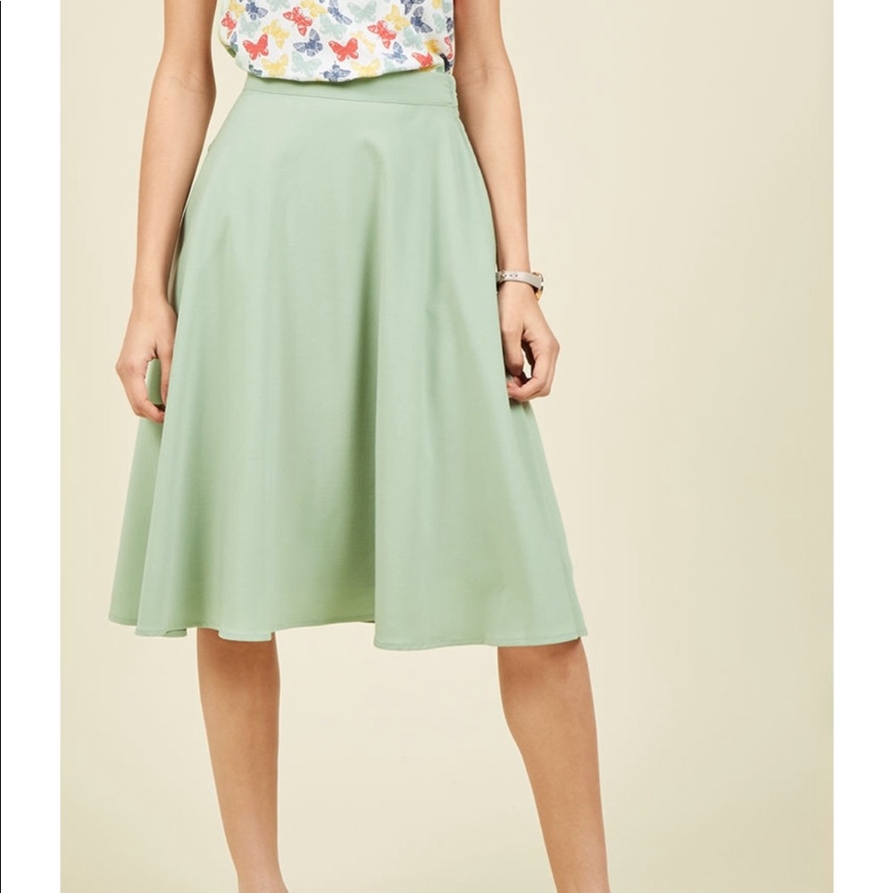 🚫RESERVED🚫 Just This Sway skirt in Sage
